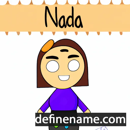 cartoon of the name Naida