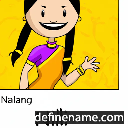 cartoon of the name Nalini