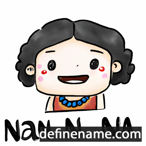 cartoon of the name Nan