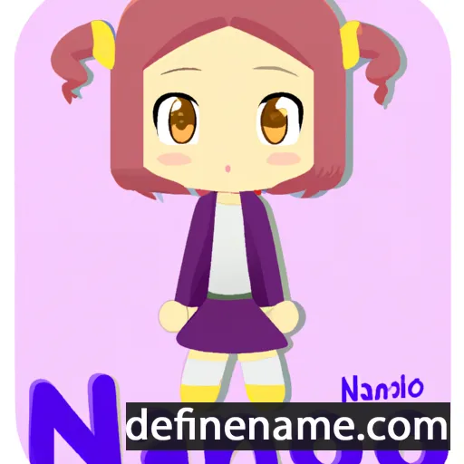 cartoon of the name Nanako