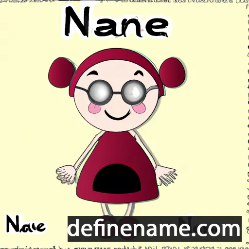 cartoon of the name Nannie