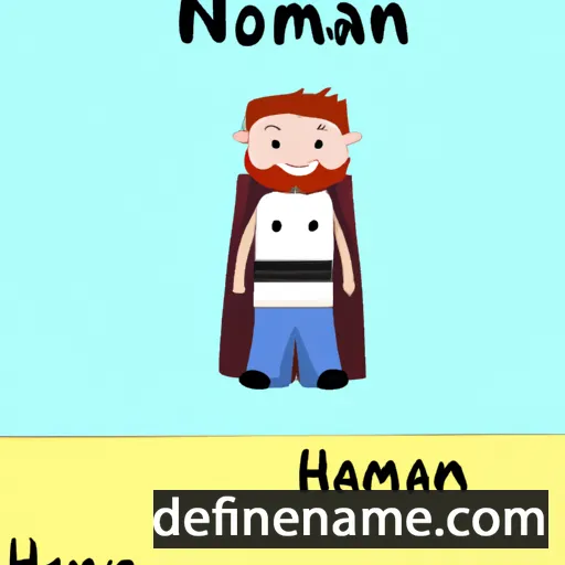 cartoon of the name Naomhán