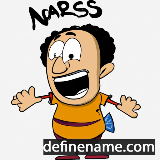 cartoon of the name Narses