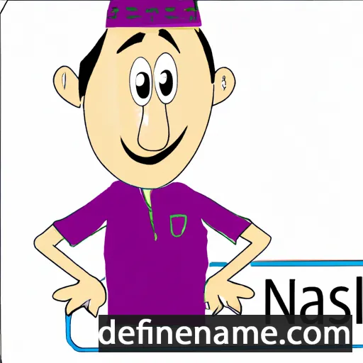 cartoon of the name Nasir