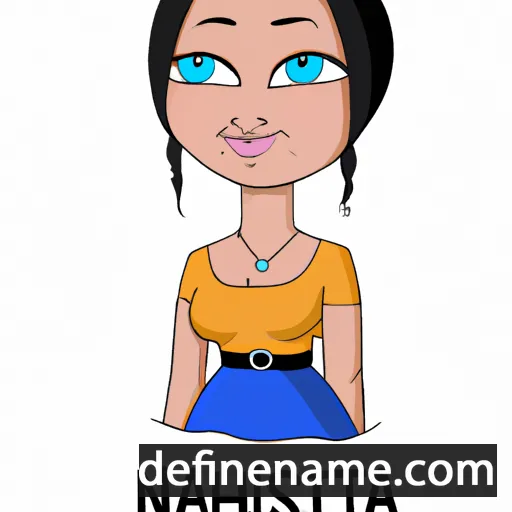 cartoon of the name Nastasia