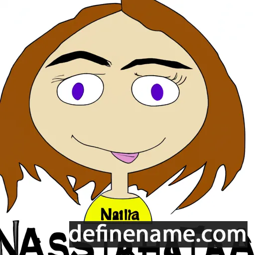 cartoon of the name Natasha