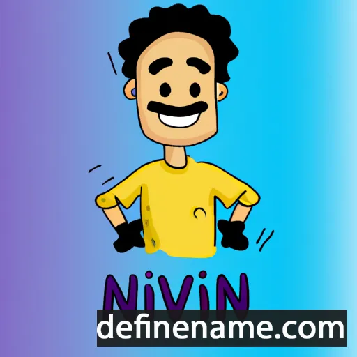 cartoon of the name Navin