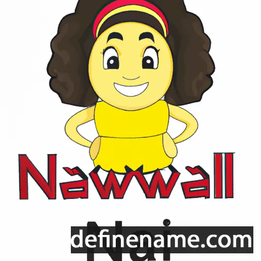 cartoon of the name Nawal