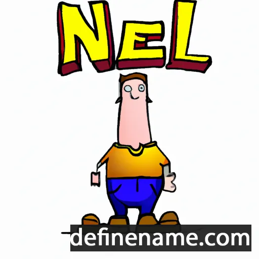 cartoon of the name Neal