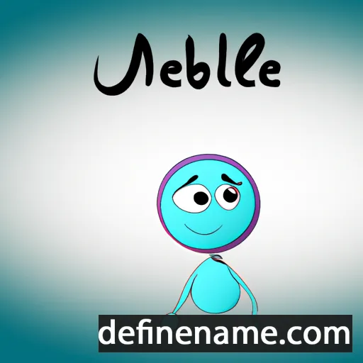 cartoon of the name Nebile