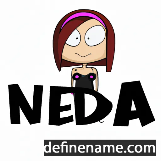 cartoon of the name Neda