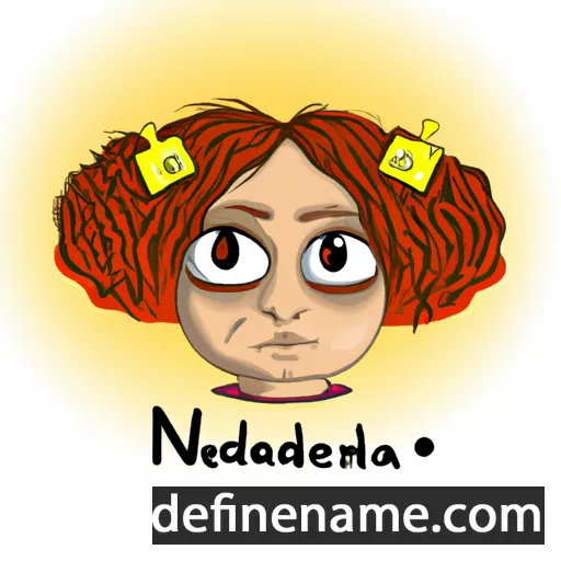 cartoon of the name Nedyalka