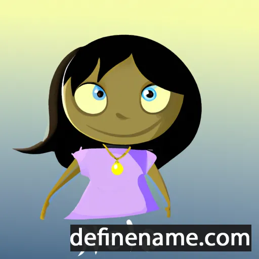 cartoon of the name Neela