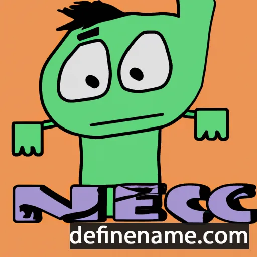 cartoon of the name Nejc