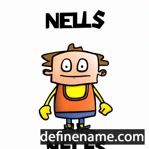 cartoon of the name Nels