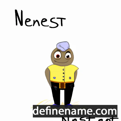 cartoon of the name Nestani