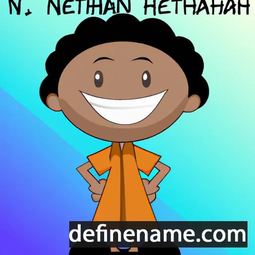 cartoon of the name Nethaniah