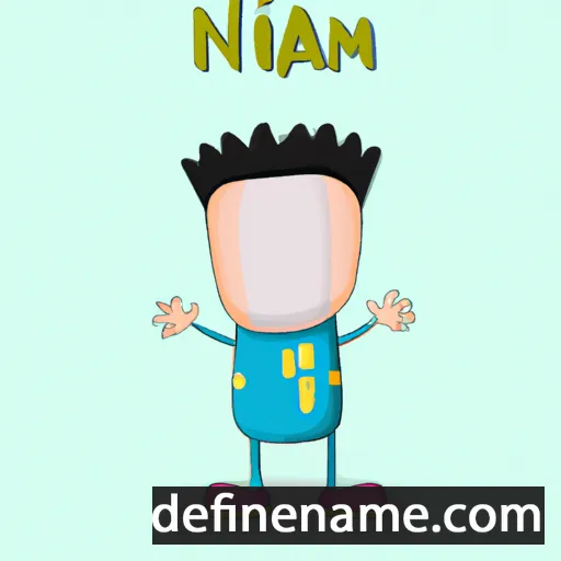 cartoon of the name Níam