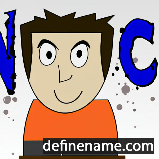 cartoon of the name Nic