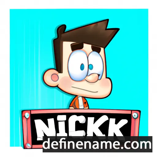 cartoon of the name Nicky