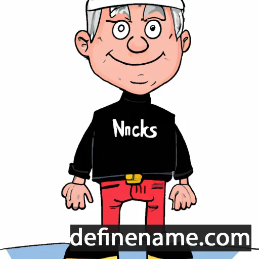 cartoon of the name Nicolaus