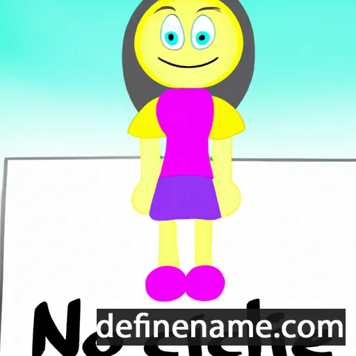 cartoon of the name Nicolet