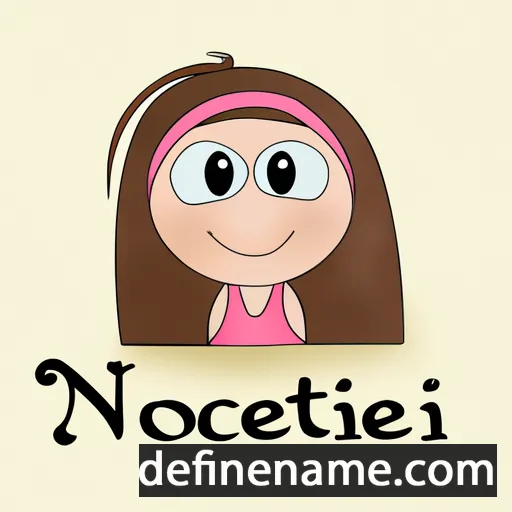 cartoon of the name Nicoleta