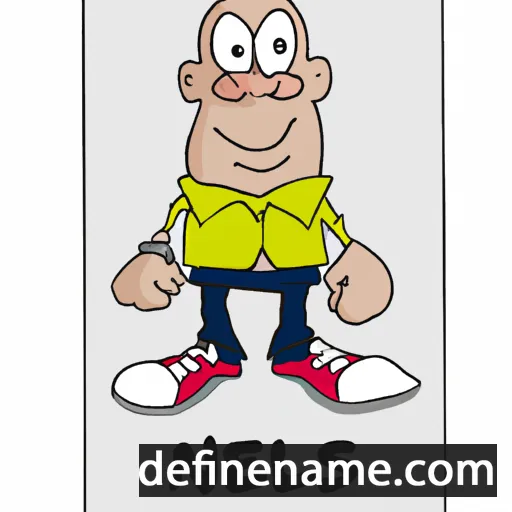 cartoon of the name Niels