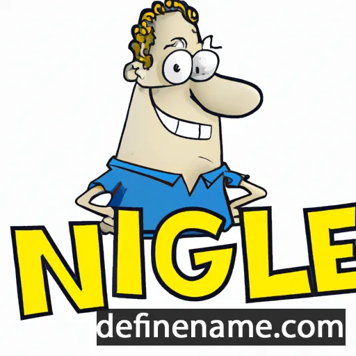 cartoon of the name Nigel