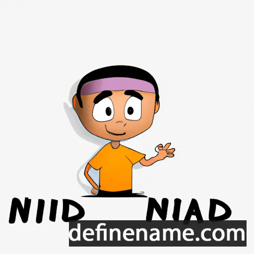 cartoon of the name Nihad