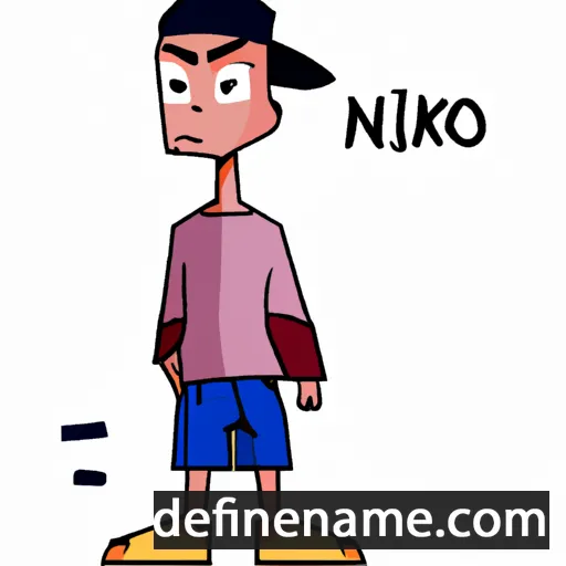 cartoon of the name Niko