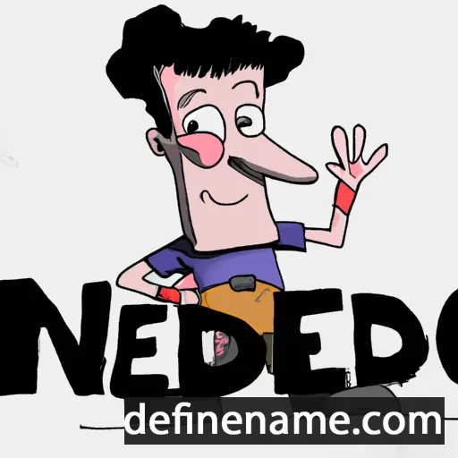 cartoon of the name Nikodem