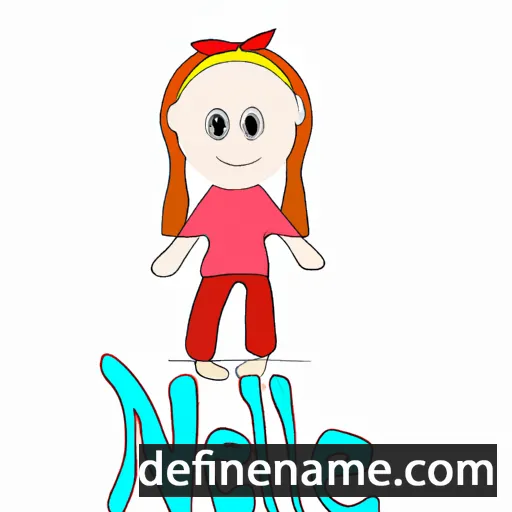 cartoon of the name Ninel