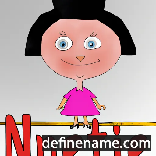 cartoon of the name Ninette