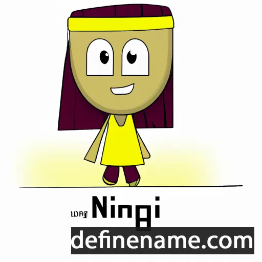 cartoon of the name Ningal