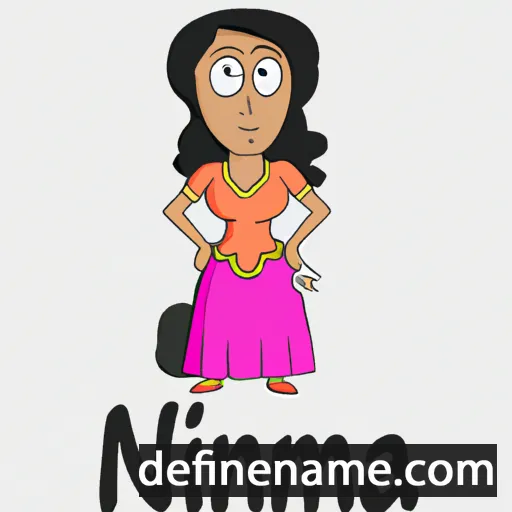 cartoon of the name Nirmala