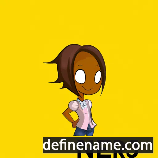 cartoon of the name Njeri