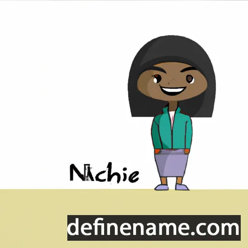 cartoon of the name Nkechinyere