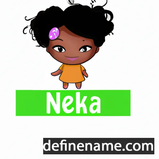 cartoon of the name Nneka