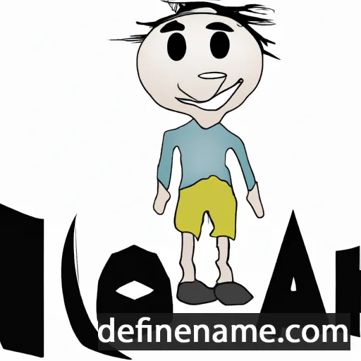 cartoon of the name No'ah