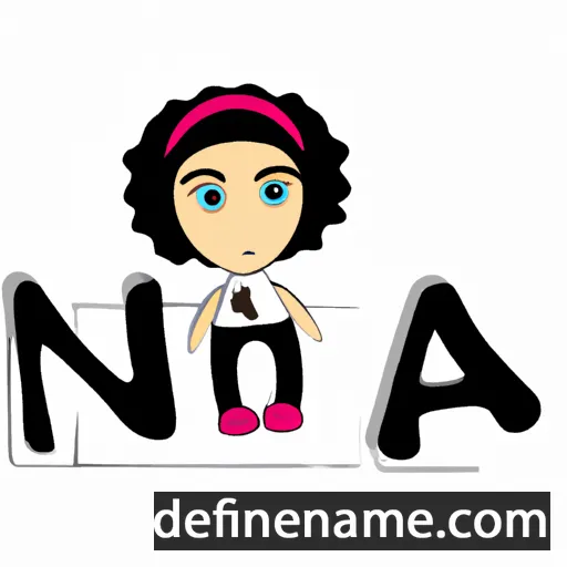 cartoon of the name Noa