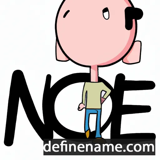 cartoon of the name Noé