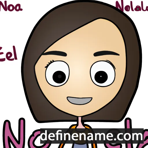 Noelia cartoon