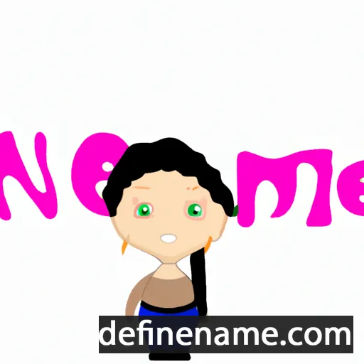 cartoon of the name Nohemi