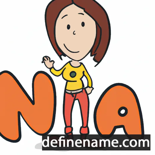 cartoon of the name Nooa