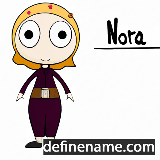 Norah cartoon