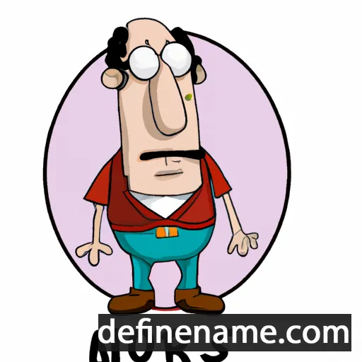 cartoon of the name Norris