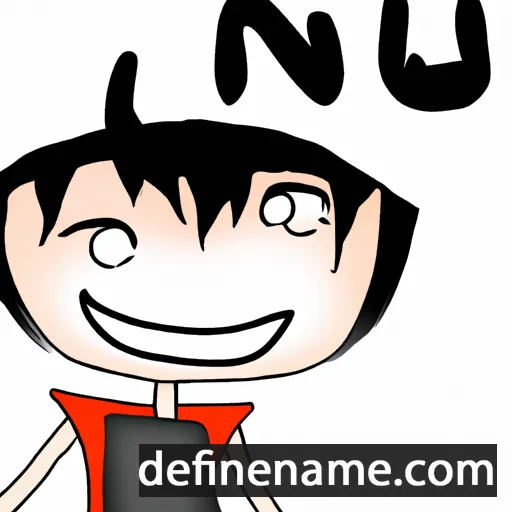 cartoon of the name Nou