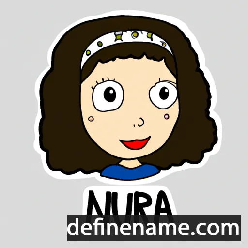 Núria cartoon