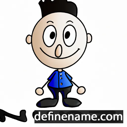 cartoon of the name Nunzio